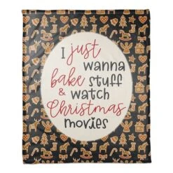 Christmas Movies Coral Fleece Blanket