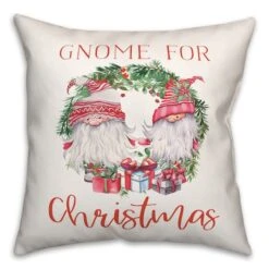 Gnomes For Christmas Throw Pillow