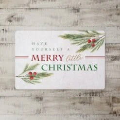 Have A Merry Little Christmas Floor Mat -Michaels Shop D518194S 2