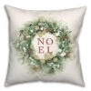 Noel Wreath 18x18 Throw Pillow -Michaels Shop D518211S 1