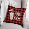 One Horse Open Sleigh 18x18 Throw Pillow -Michaels Shop D518228S 1