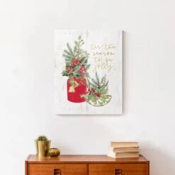 Season Jolly Plants 16x20 Canvas Wall Art -Michaels Shop D518307S 5