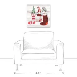 Gnome Stockings 20x20 Canvas Wall Art -Michaels Shop D518313S 4