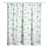 Snowy Town Teal Shower Curtain -Michaels Shop D518382S 1