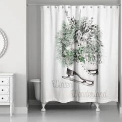 Winter Wonderland Shower Curtain -Michaels Shop D518389S 2
