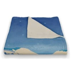 Arctic Nighttime Cabin 50x60 Coral Fleece Blanket -Michaels Shop D518393S 2