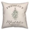 Fresh Cut Mistletoe 18x18 Throw Pillow 1 Fresh Cut Mistletoe 18x18 Throw Pillow -Michaels Shop D518474S 1