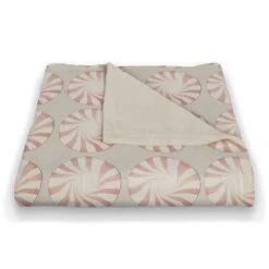 Peppermint Candy 50x60 Coral Fleece Blanket -Michaels Shop D518502S 2