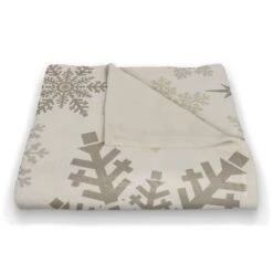 Snowflake Pattern 50x60 Coral Fleece Blanket -Michaels Shop D518503S 2