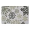 Snowflake Pattern 27x18 Floor Mat 2 Snowflake Pattern 27x18 Floor Mat -Michaels Shop D518538S 1
