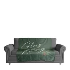 Glory To Newborn King 50x60 Sherpa Fleece Blanket -Michaels Shop D518544S 3