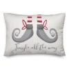 Elf Jingle All The Way 14x20 Throw Pillow -Michaels Shop D518635S 1