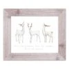 Designs Direct 14" X 11" Snow Reindeers Western White Framed Print -Michaels Shop D518645S 1