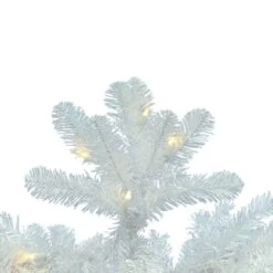 9.5ft. Pre-Lit White Salem Pine Artificial Christmas Tree, Warm White Dura-Lit® LED Lights -Michaels Shop D522187S 3