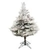 3.5ft. Unlit Flocked Alberta Artificial Christmas Tree -Michaels Shop D522434S 1