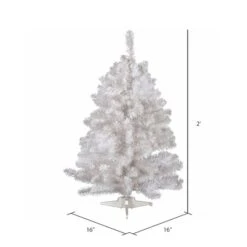 2ft. Unlit Crystal White Spruce Artificial Christmas Tree -Michaels Shop D522458S 4