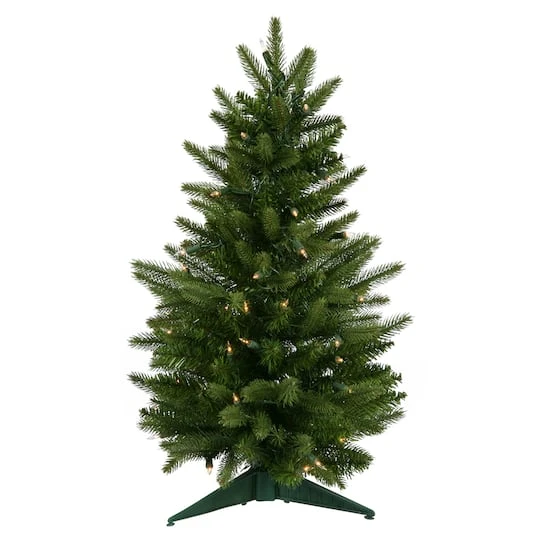 2ft. Pre-Lit Fraser Fir Artificial Christmas Tree, Clear Dura-Lit® Lights 3 2ft. Pre-Lit Fraser Fir Artificial Christmas Tree, Clear Dura-Lit® Lights