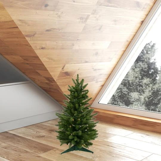 2ft. Pre-Lit Fraser Fir Artificial Christmas Tree, Clear Dura-Lit® Lights 5 2ft. Pre-Lit Fraser Fir Artificial Christmas Tree, Clear Dura-Lit® Lights - Image 3