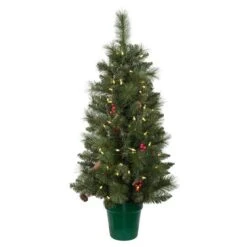 5-Piece Pre-Lit Front Door Artificial Christmas Set, Clear LED Lights 7 5-Piece Pre-Lit Front Door Artificial Christmas Set, Clear LED Lights -Michaels Shop D522488S 2