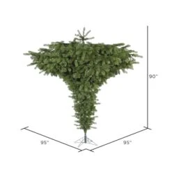 7.5ft. Unlit Upside Down Artificial Christmas Tree -Michaels Shop D522491S 3