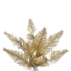 3ft. Pre-Lit Champagne Fir Artificial Christmas Tree, Warm White Dura-Lit® LED Lights -Michaels Shop D522637S 2