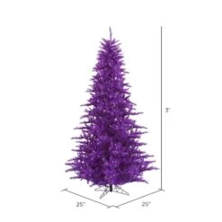 3ft. Unlit Purple Fir Artificial Christmas Tree -Michaels Shop D522662S 2