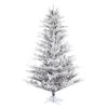 7.5ft. Unlit Flocked Stick Pine Artificial Christmas Tree 1 7.5ft. Unlit Flocked Stick Pine Artificial Christmas Tree -Michaels Shop D522685S 1