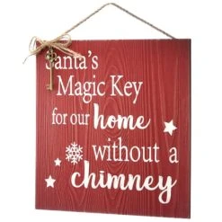 10" Santa’s Key Door Sign -Michaels Shop D531299S