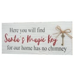 16" Santa’s Key Tabletop Sign 15 16" Santa’s Key Tabletop Sign -Michaels Shop D531300S