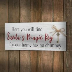16" Santa’s Key Tabletop Sign 11 16" Santa’s Key Tabletop Sign -Michaels Shop D531300S 2