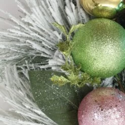 Snowy Pine & Ornament Spray -Michaels Shop D531302S 3