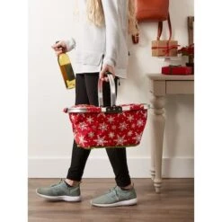 DII® Snowflake Market Tote -Michaels Shop D539847S 6