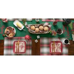 DII® Christmas Plaid Placemats, 6ct. -Michaels Shop D540025S 11