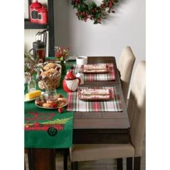 DII® Christmas Plaid Placemats, 6ct. -Michaels Shop D540025S 7