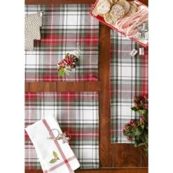 DII® Christmas Plaid Placemats, 6ct. -Michaels Shop D540025S 9