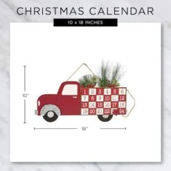 DII® Christmas Tree Truck Advent Calendar -Michaels Shop D540035S 3