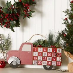 DII® Christmas Tree Truck Advent Calendar -Michaels Shop D540035S 8