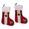 DII® Santa's Holiday Stocking Set 1 DII® Santa's Holiday Stocking Set -Michaels Shop D540057S 1
