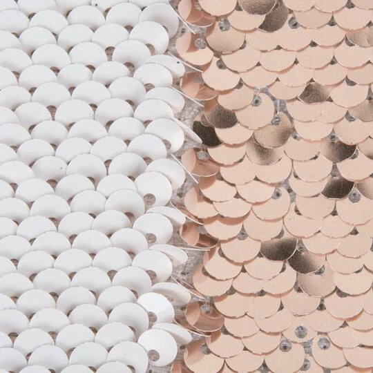 DII® Champagne Sequin Linen Holiday Stocking Set 7 DII® Champagne Sequin Linen Holiday Stocking Set - Image 5