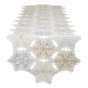 DII® 108" Snowflakes Embroidered Table Runner