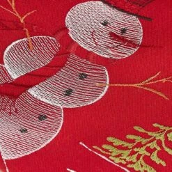 DII® 70" Red Embroidered Snowman Table Runner -Michaels Shop D540121S 11
