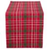 DII® 108" Tartan Holly Plaid Table Runner -Michaels Shop D540140S 1