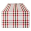 DII® 108" Jolly Tree Collection Nutcracker Plaid Table Runner -Michaels Shop D540143S 1
