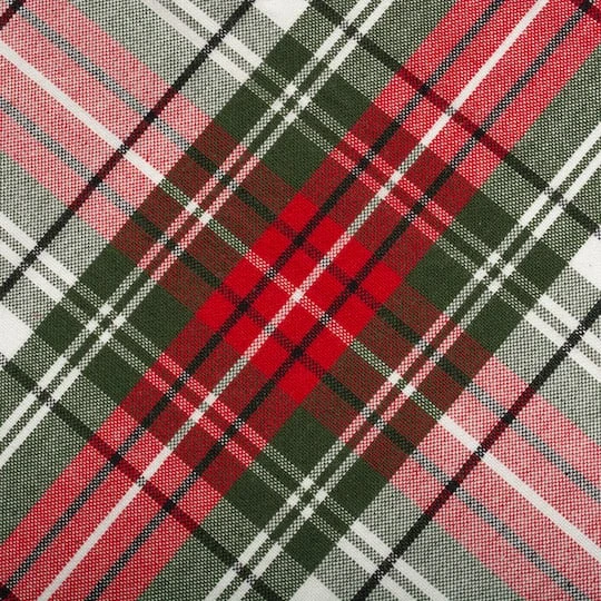 DII® 70" Round Christmas Plaid Tablecloth 5 DII® 70" Round Christmas Plaid Tablecloth - Image 3