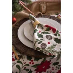 DII® 52" Woodland Christmas Tablecloth -Michaels Shop D540170S 4