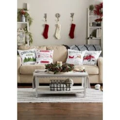 DII® Christmas Prints Pillow Cover Set -Michaels Shop D540194S 7