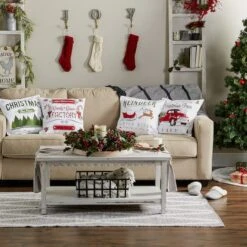 DII® Christmas Prints Pillow Cover Set -Michaels Shop D540194S 9