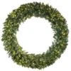96" Warm White Dura-Lit® LED Cashmere Pine Wreath -Michaels Shop D575227S 1