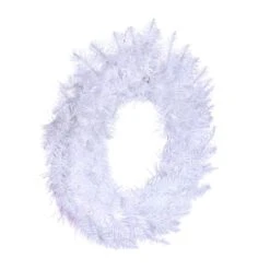 24" Sparkle White Spruce Wreath -Michaels Shop D575242S 5