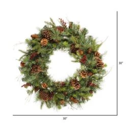 30" Cibola Mixed Berry Wreath -Michaels Shop D575269S 3